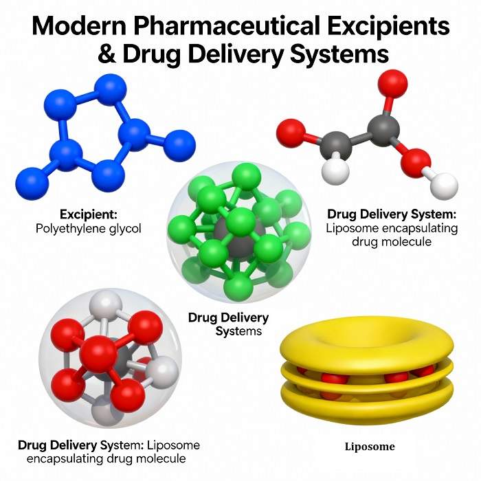 Modern pharmaceuticals Excipients
