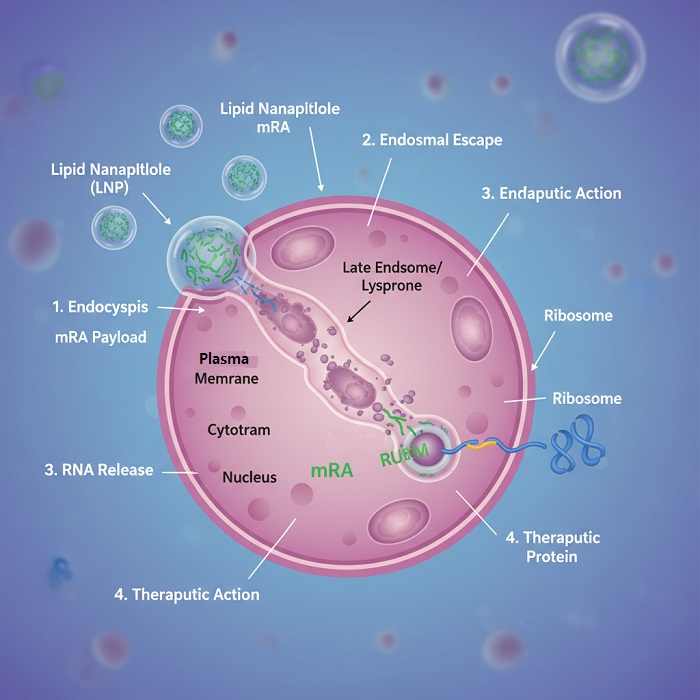 Cellular Uptake and Intracellular Trafficking of LNPs