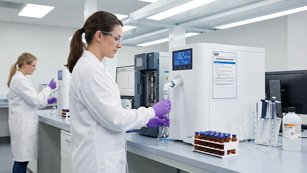 lab water quality standardization pharma R&D