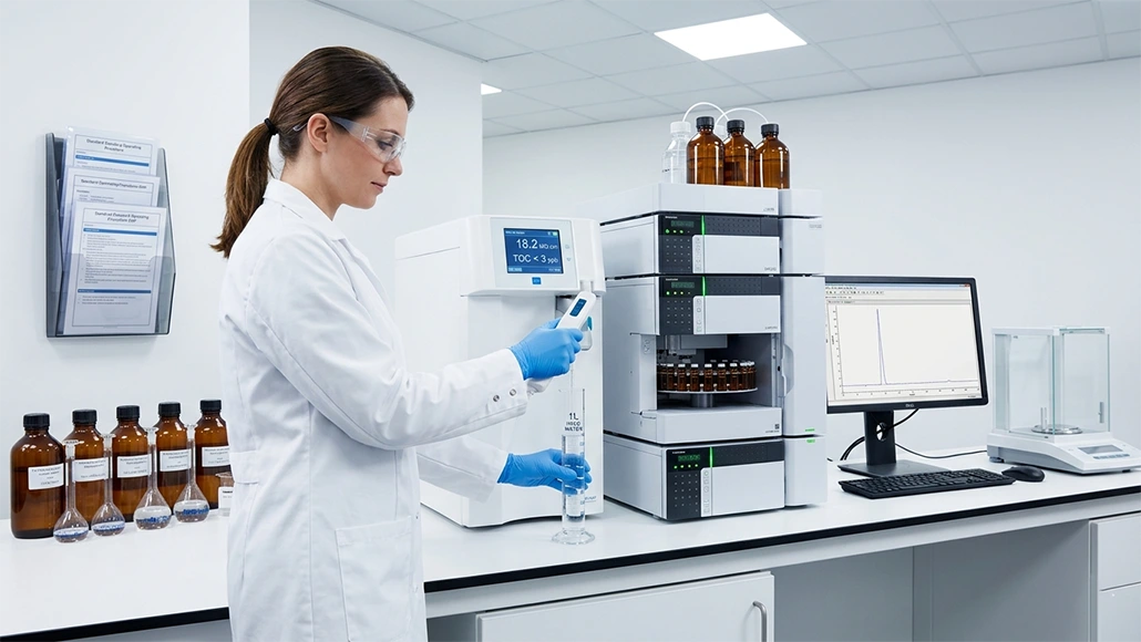 lab water standards pharma testing