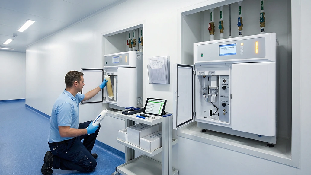 pharma lab water system consistency