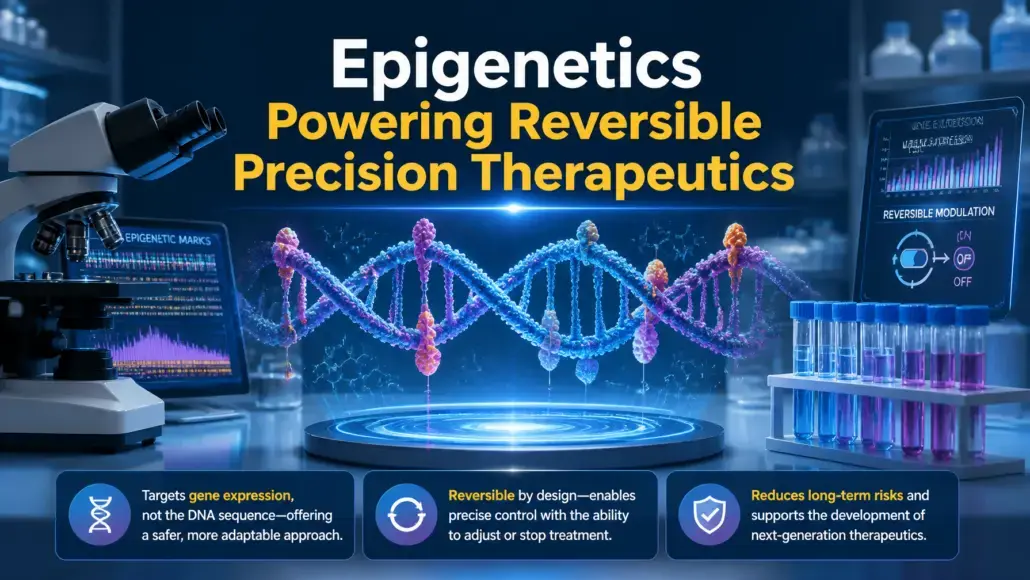 Epigenetics Powering Reversible Precision Therapeutics