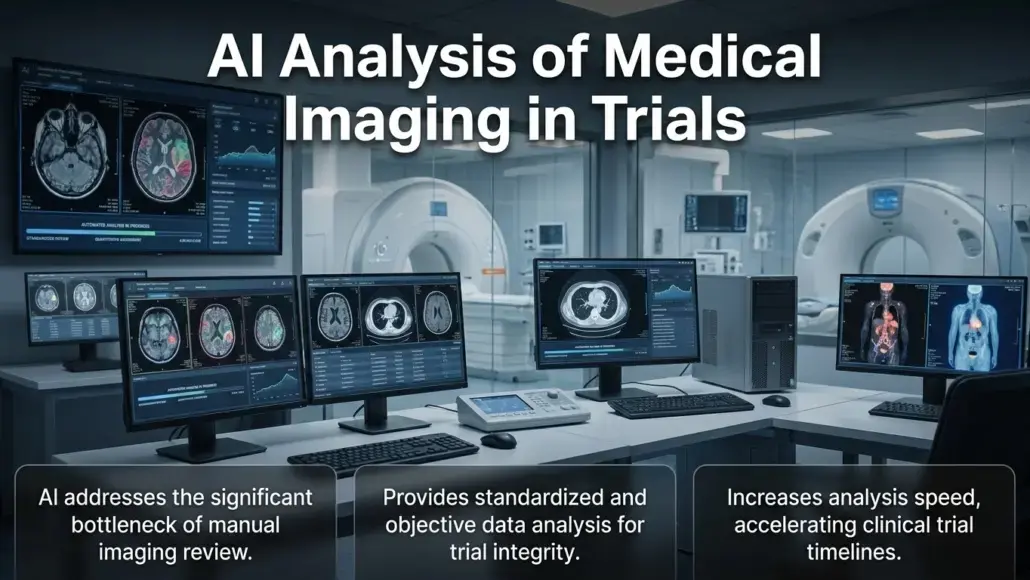 AI Analysis of Medical Imaging in Trials