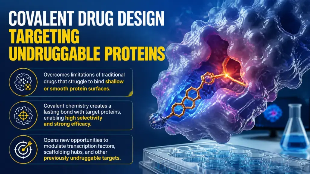 Covalent Drug Design Targeting Undruggable Proteins
