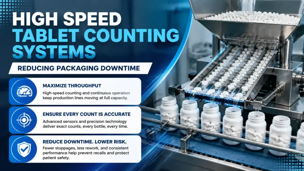 High Speed Tablet Counting Systems Reducing Packaging Downtime