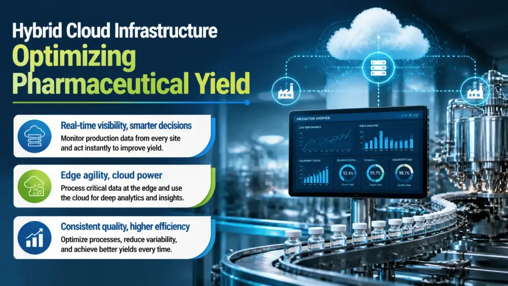 Hybrid Cloud Infrastructure Optimizing Pharmaceutical Yield