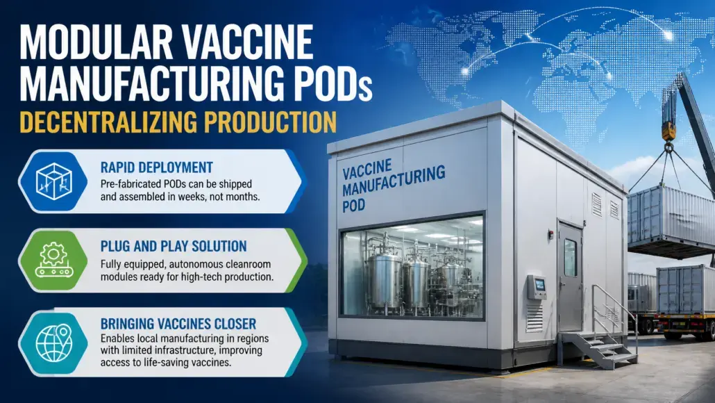 Modular Vaccine Manufacturing PODs Decentralizing Production