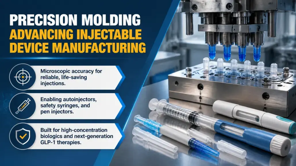 Precision Molding Advancing Injectable Device Manufacturing