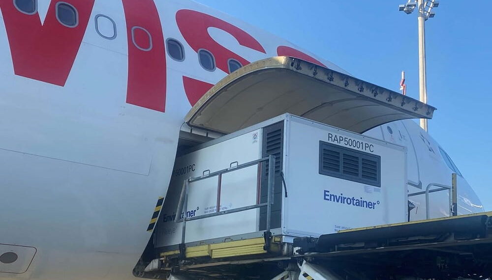Envirotainer and Swiss WorldCargo complete the first commercial shipment using the new Releye RAP