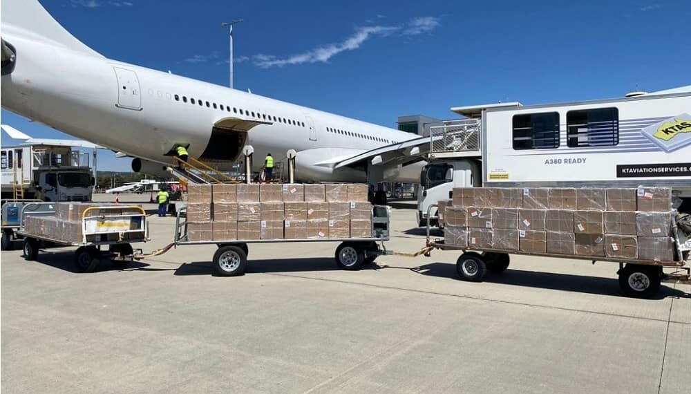 Air Charter Service delivers millions of critical test kits to Australia
